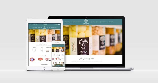 diseño web responsive de la carniceria, charcueteria a domicilio mi encina