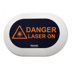 LED laser warning signs