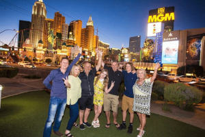 Las Vegas Strip by Limo with Photographer