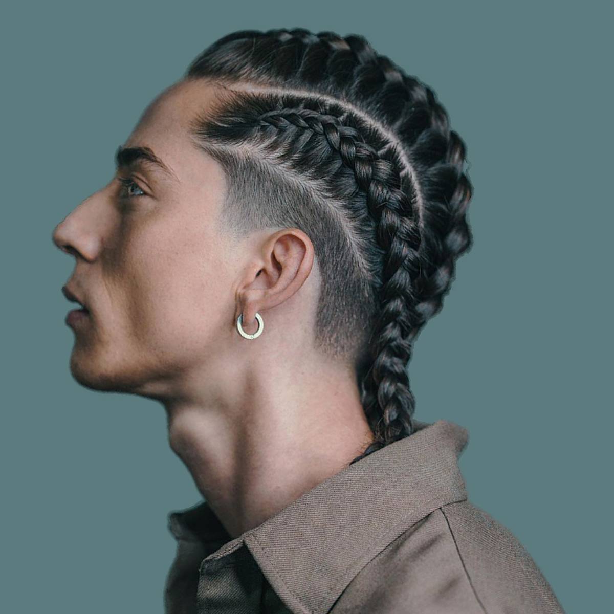 Image of Braids hairstyle for men