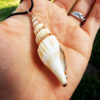 Spiral Seashell Handmade Necklace Pendant Sea Ocean Beach Summer Bohemian Bronze Jewelry