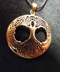 Tree of Life Pendant Celtic Knotted Necklace Handmade Bronze Symbol Jewelry