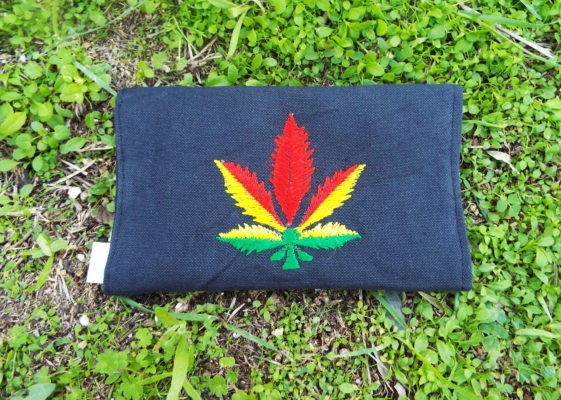 Tobacco Pouch Cotton Handmade Cannabis Case Hippie Boho Smoking