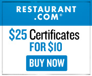 Restaurant.com - Most $25 Gift Certificates for on