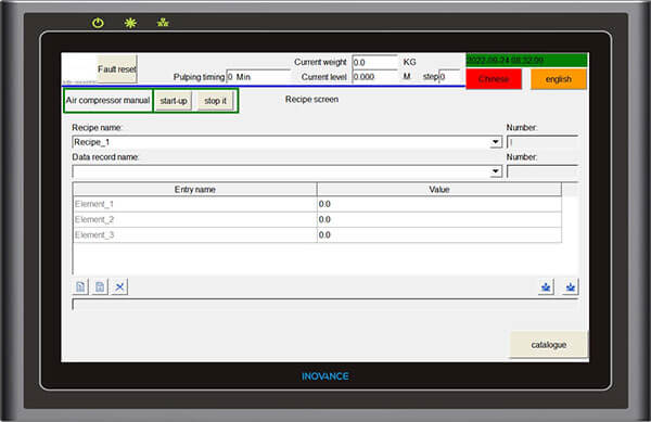 Formulations Interface