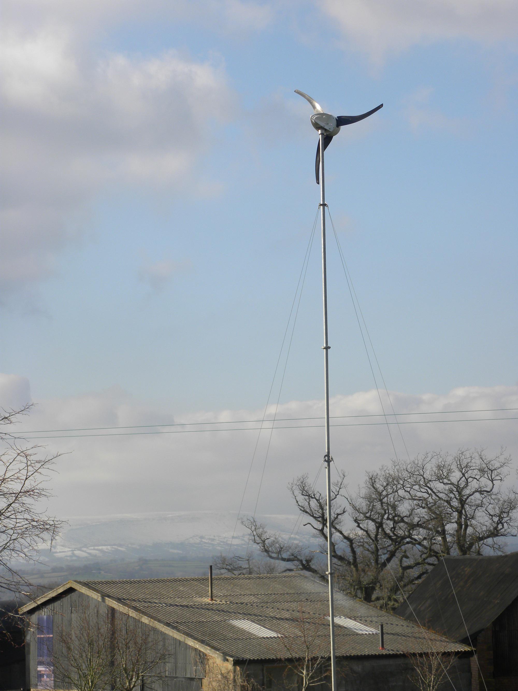 9m Wind Turbine Tower (with pole)