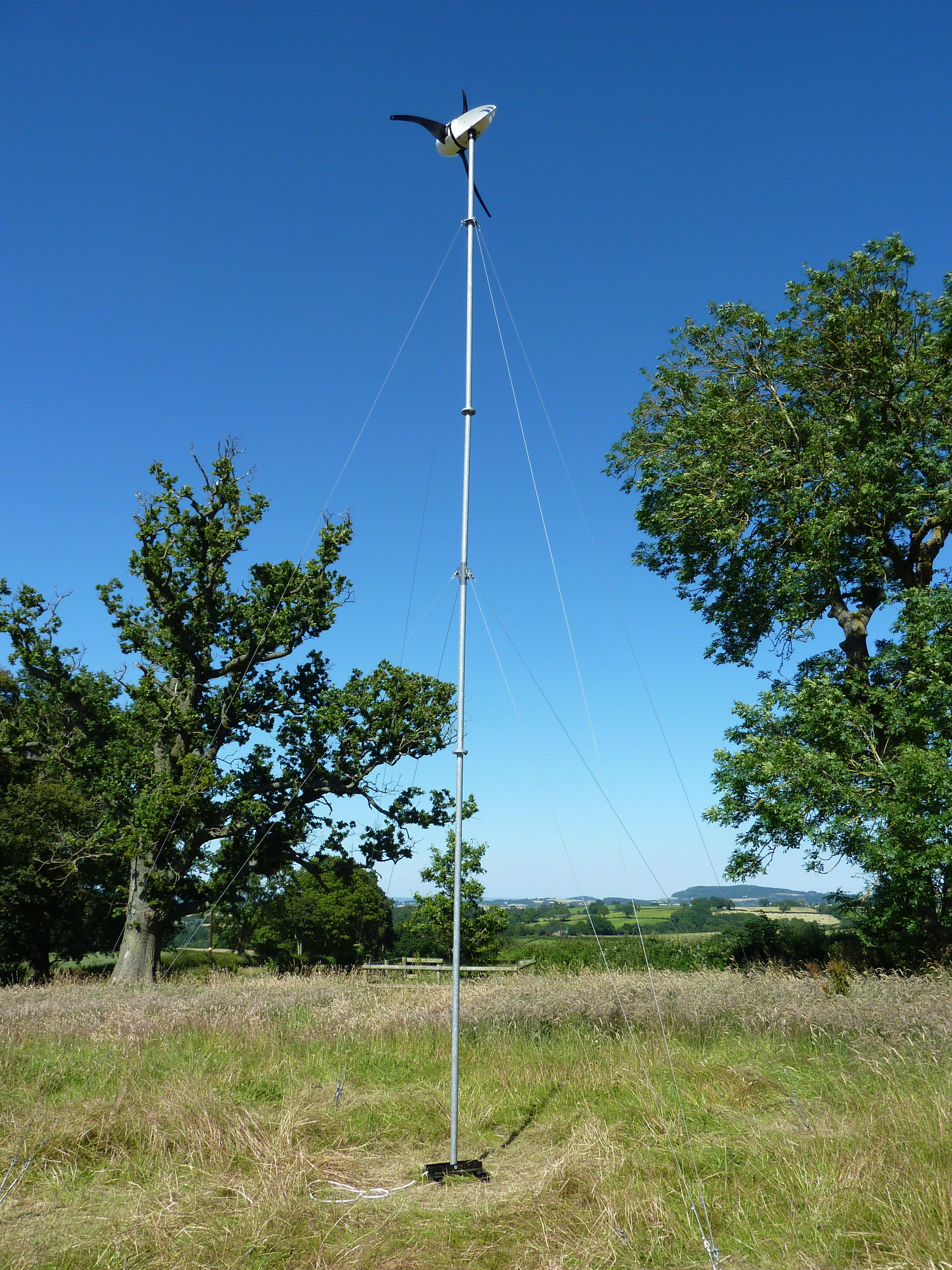 9m Wind Turbine Tower (with pole)