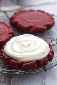 Red Velvet Sugar Cookies