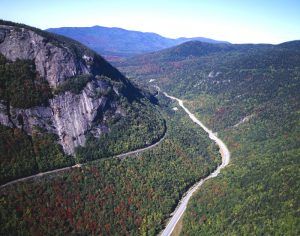 Franconia Notch, New Hampshire, on the Appalachian Trail, photo by Carol Highsmith.