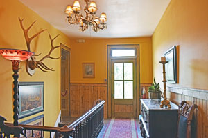 St. James Hotel Hallway in Cimarron, New Mexico by Kathy Alexander.