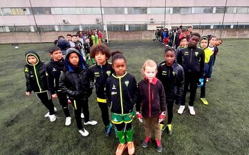  Stade Roger-Couderc, Vitry-sur-Seine, mercredi 17 mars. Le nombre de licenciés du CAV a plus que doublé en quatre ans : de 450, il est passé à plus de 750 aujourd’hui.