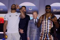 Anthony Joshua joue gros mais Francis Ngannou ne bénéficiera plus de l'effet de surprise.  (A. Couldridge/Action images via reuters)