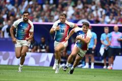 Antoine Dupont a contribué à mener les Bleus du rugby à 7 jusqu'au titre olympique. (A. Mounic/L'Équipe)