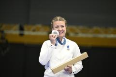 Camille Jedrzejewski a remporté la seule médaille de la délégation française en tir. (Alain Gadoffre/L'Équipe)