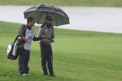 Clément Sordet sous la pluie. (W. Little/Getty images via afp)