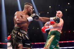 Francis Ngannou a impressionné face à Tyson Fury. (A. Yosri/Reuters)