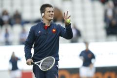 Romain Huet a fait partie du staff de l'équipe de France féminine de rugby en tant que préparateur physique. (A. Martin/L'Équipe)