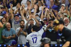 Shohei Ohtani a réalisé un match historique face à Miami. (S. Navarro/Usa Today)