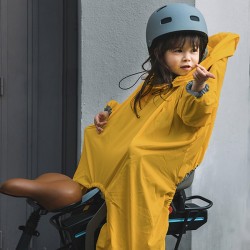 Poncho pour siège vélo enfant - RAINETTE - Jaune