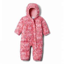 Combinaison bébé hiver en duvet Columbia Snuggly Bunny - Bright Geranium