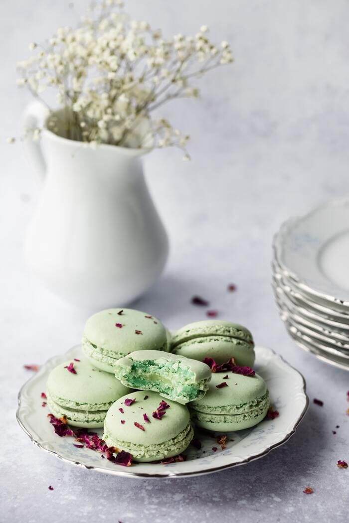 Trader Joe's Macarons - pistachio cookies