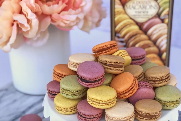 Trader Joe's Macarons - stacked cookies