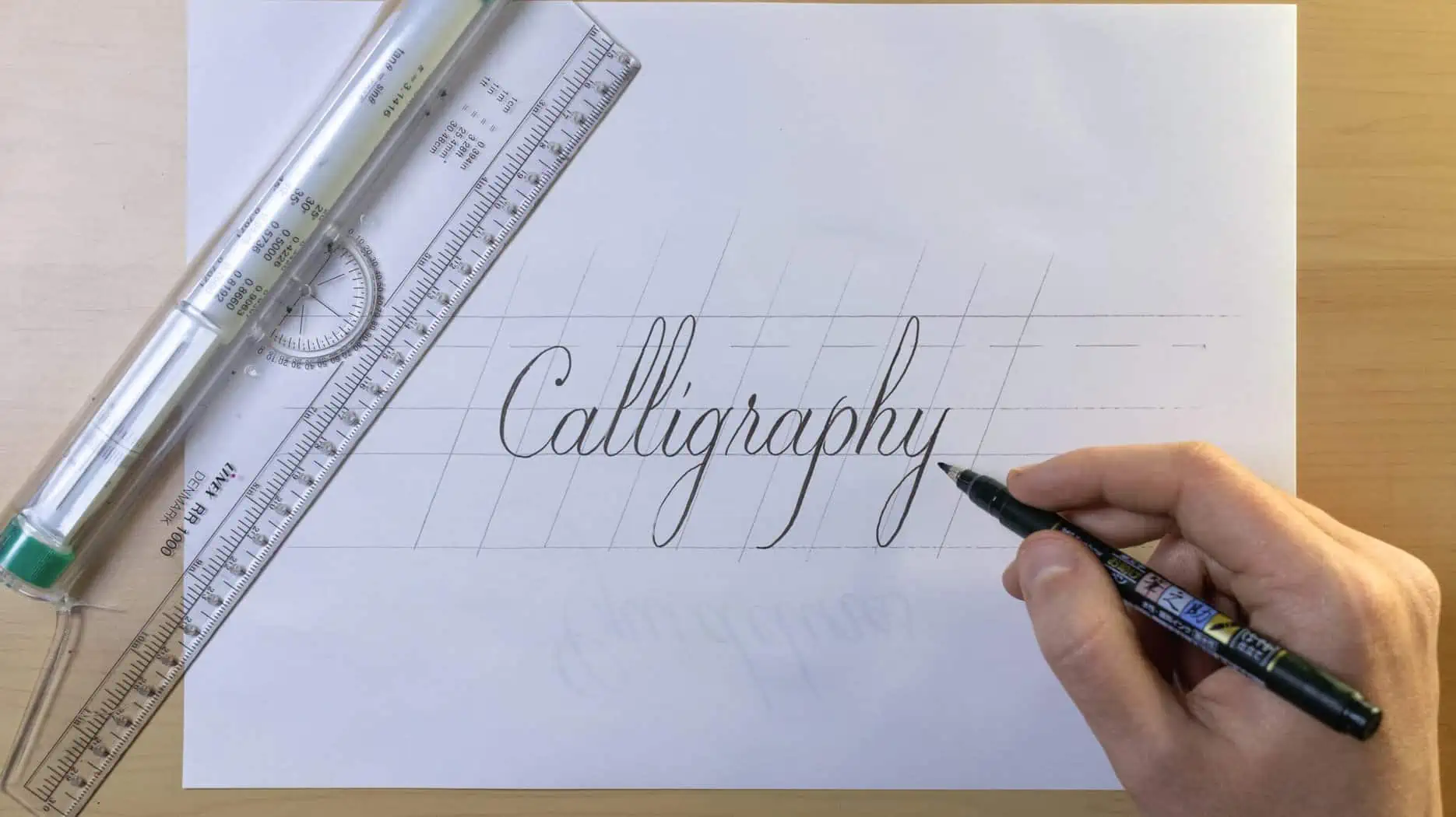 How To Make Calligraphy Guidelines Image 4 - Lettering Daily