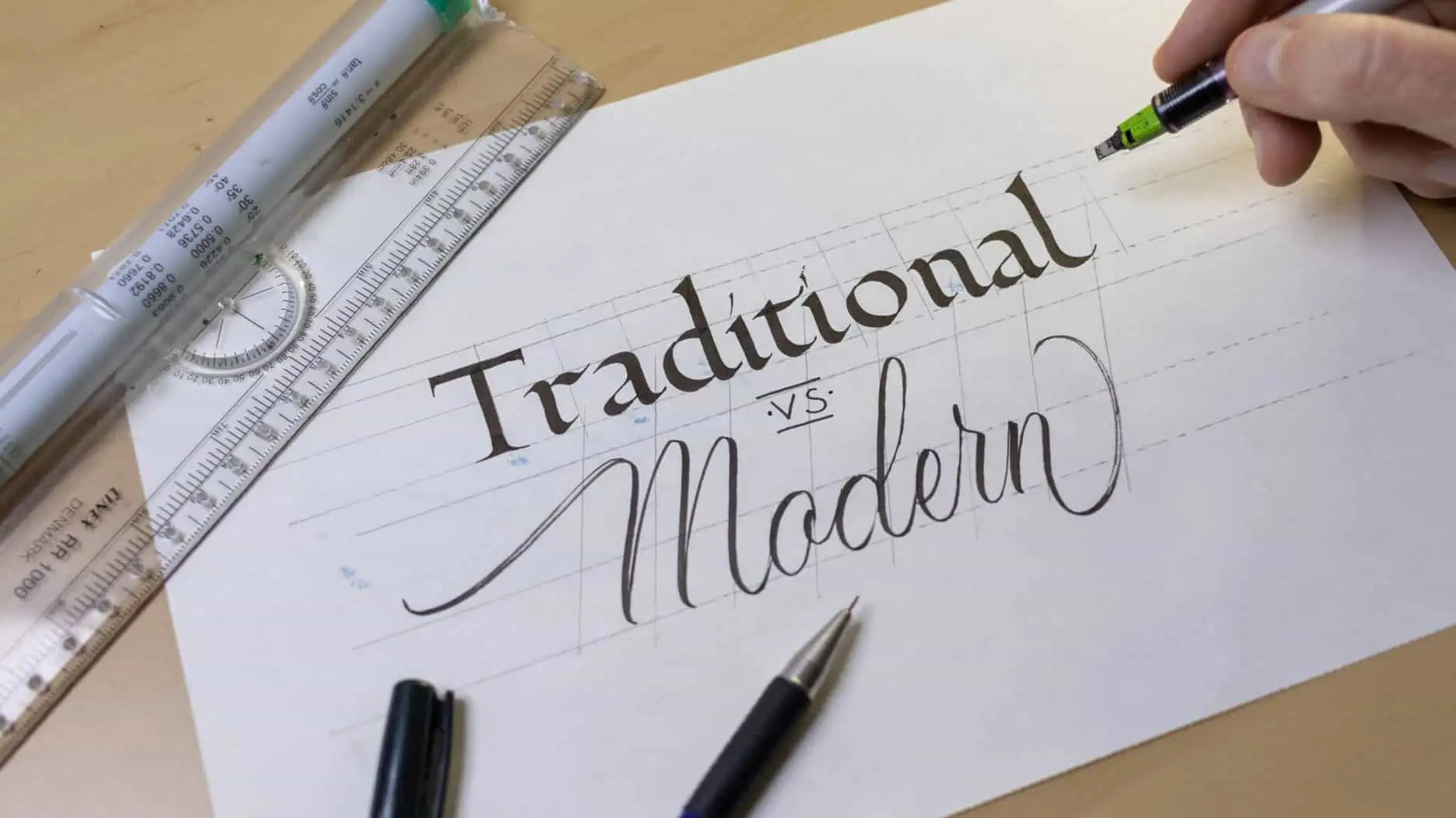 How To Make Calligraphy Guidelines Image 12 - Lettering Daily