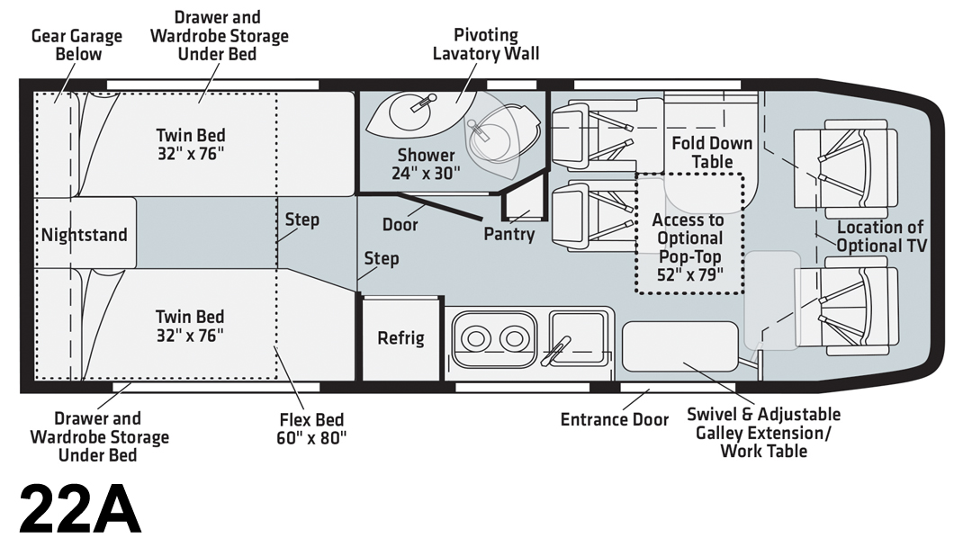 Class C Motorhomes With Bunks Floor Plans | Hot Sex Picture