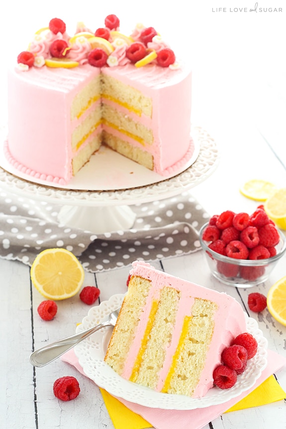 Best Lemon Raspberry Layer Cake recipe