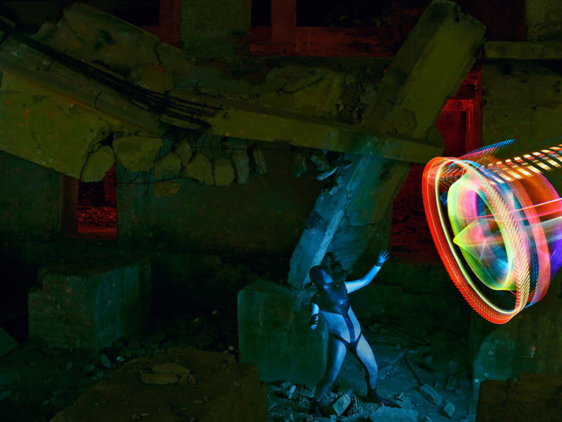 Light Painting - Ziegelfabrik-Motus - by JanLeonardo Light Art Photography