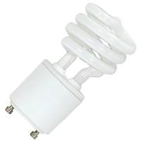 Satco 13 watt 120 volt T2 Twist and Lock Base 3500K Natural White CFL