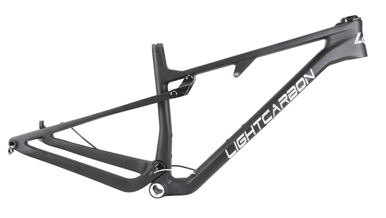 cross country bike frame with logo