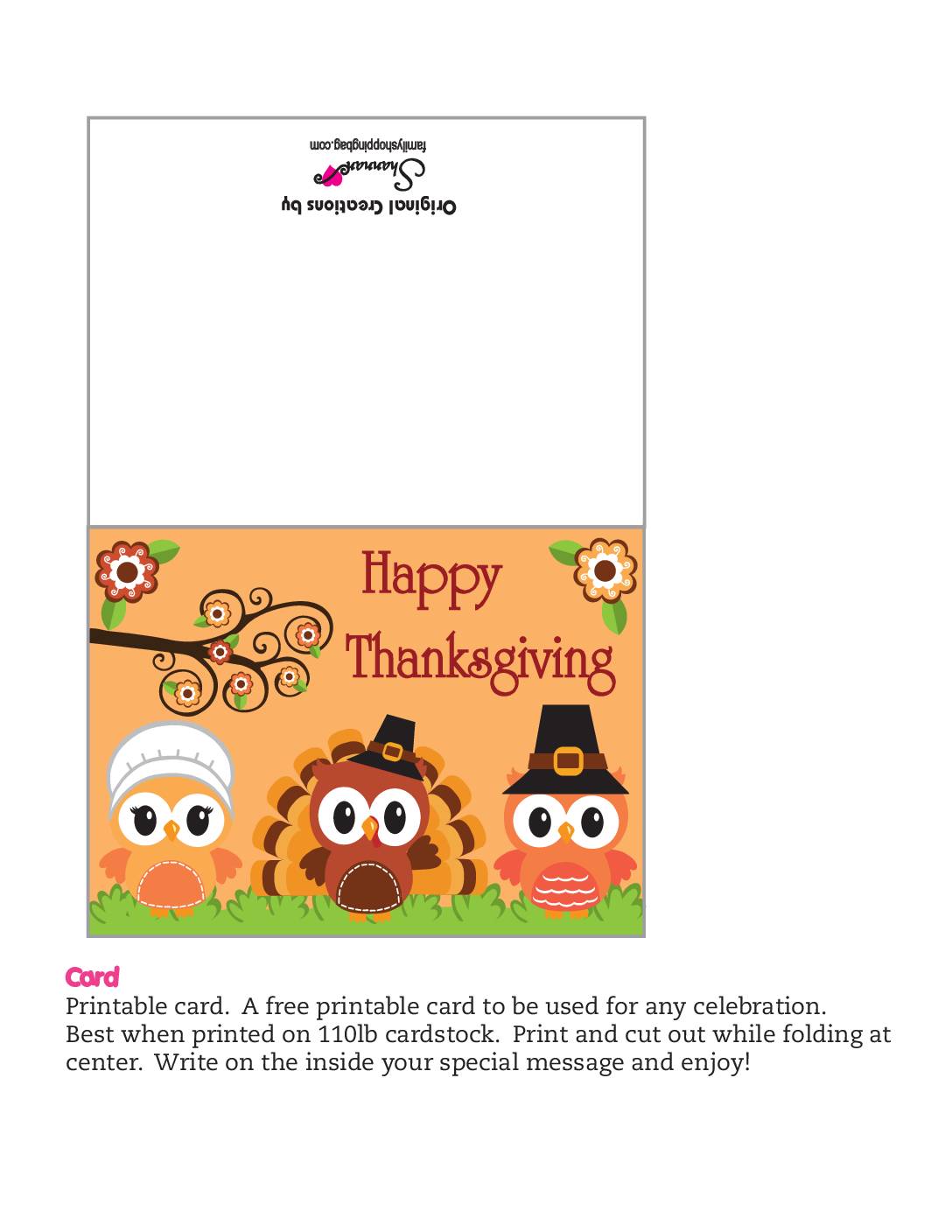 Card Thanksgiving  pdf