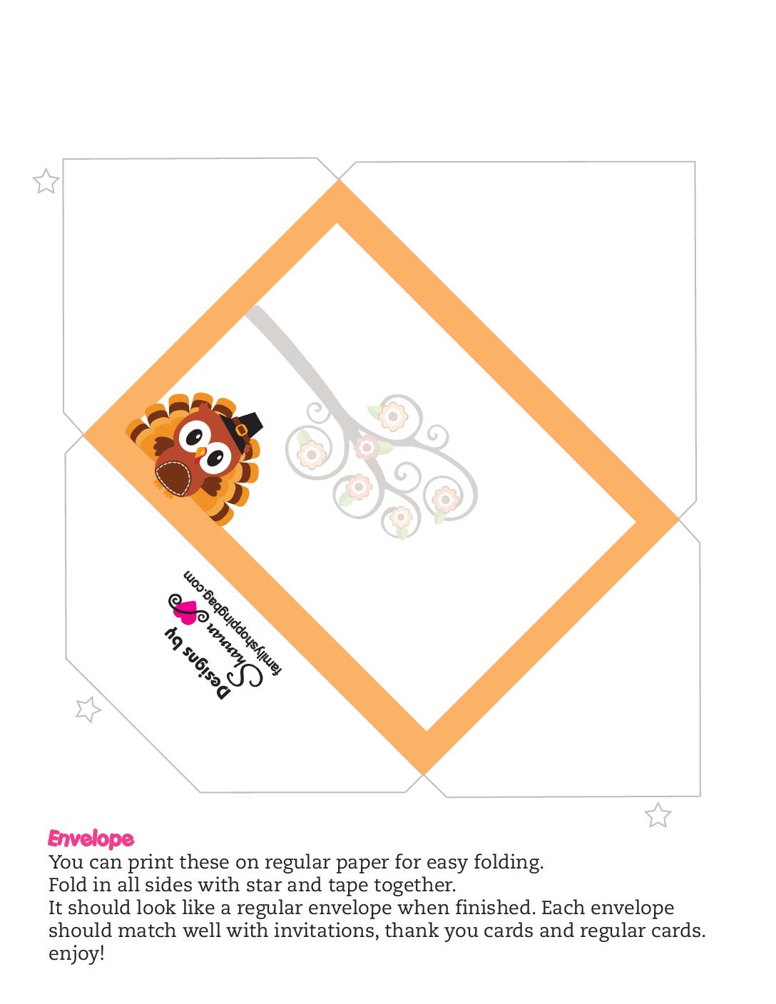 Envelopes Thanksgiving  pdf