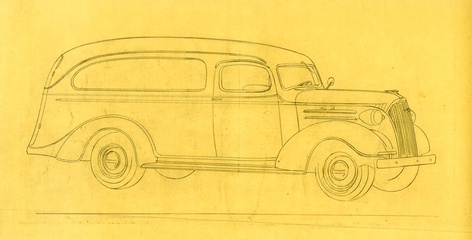 Concept Van Design Circa 1940s