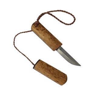 Finsk Kniv - Eräpuu kniv m/treslire