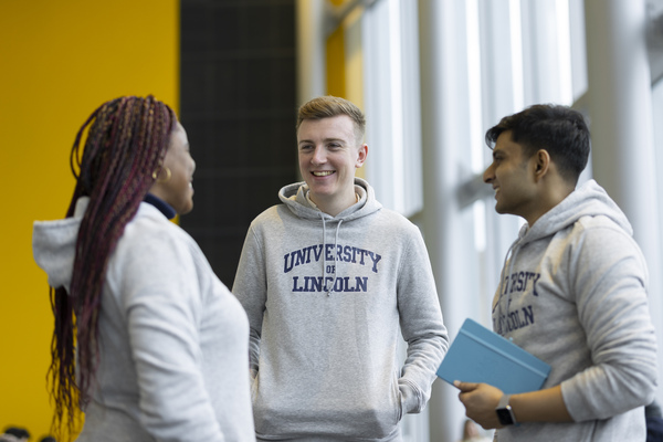 A group of students chatting