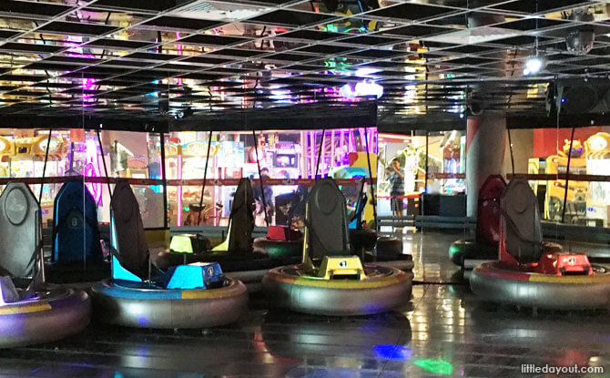 Bumper cars at Timezone Vivocity