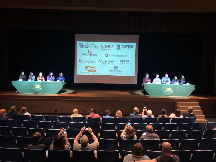 photo of students on stage