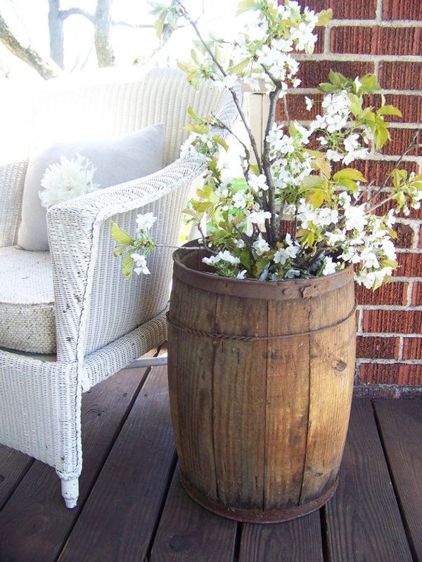 wine barrel home decor 