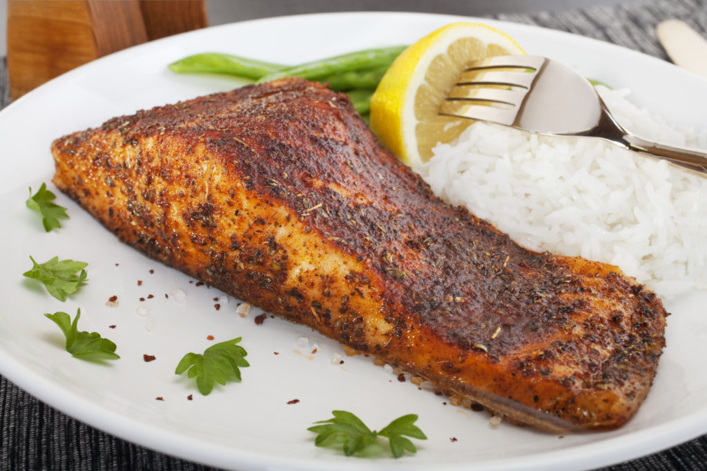 blackened redfish