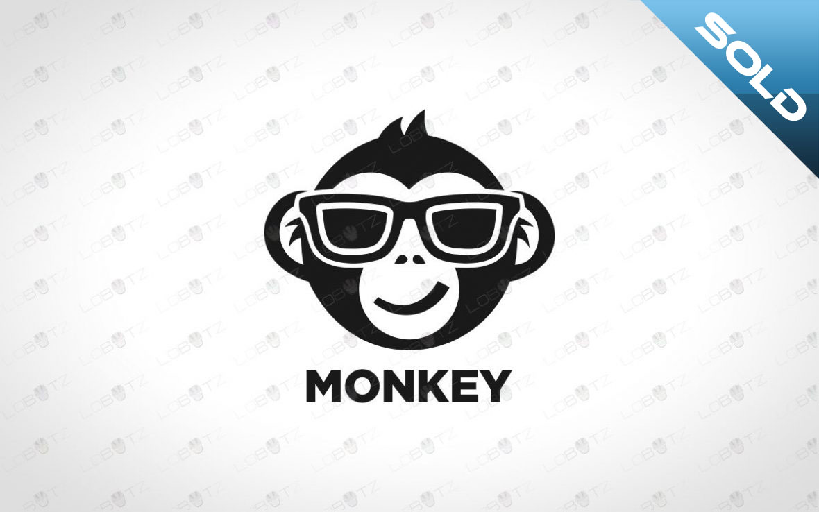 Modern And Stylish Monkey Logo For Sale