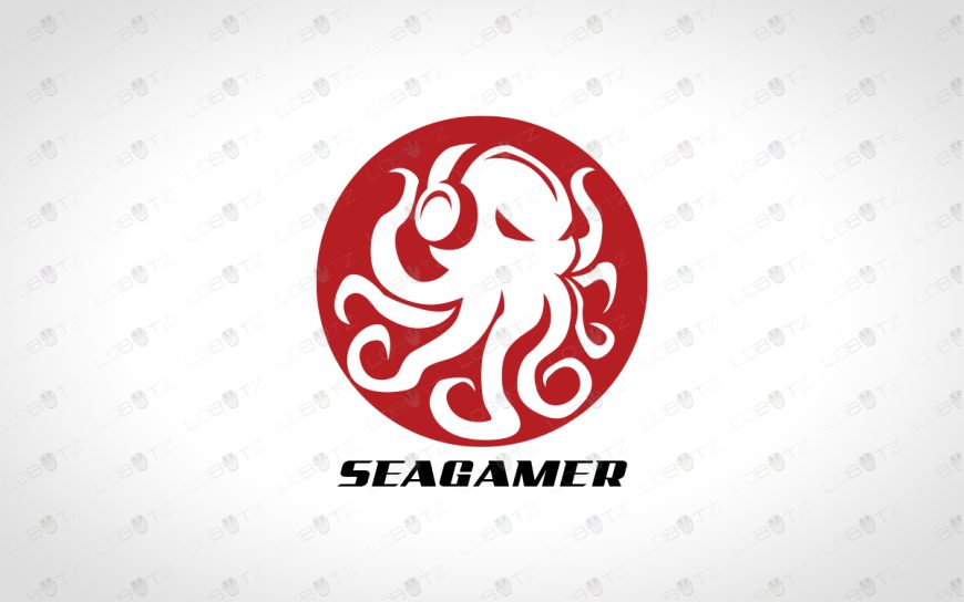 Premade Gamer Octopus Gaming Logo | Awesome Octopus Logo