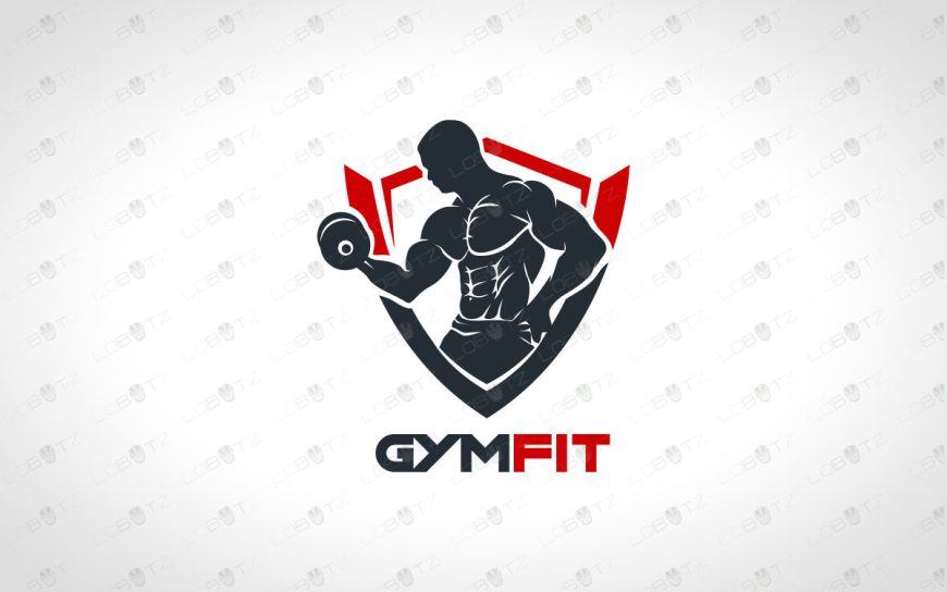 Premade Gym Logo For Sale | Premade Bodybuilding Logo