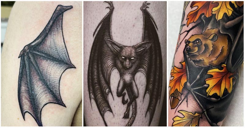 100 Trendy Bat Tattoos Designs  Meanings  Tattoo Me Now