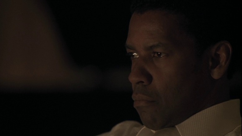 Denzel Washington looking away