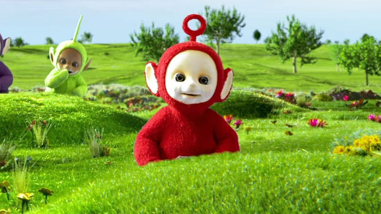 Po hiding behind a hill