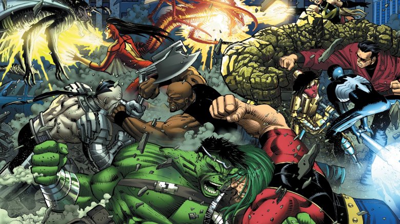 Hulk and the Warbound vs. the Avengers in World War Hulk #2