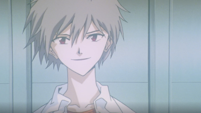  Kaworu says hello to Rei